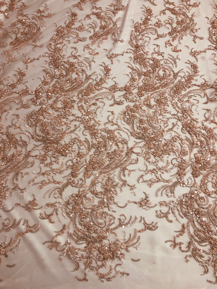 Selina Hand Beaded lace
