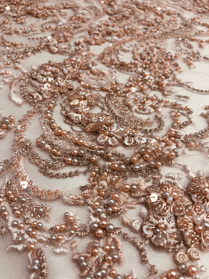 Selina Hand Beaded lace