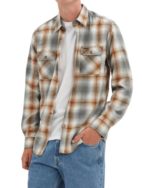 Semi-brushed Cotton Overshirt