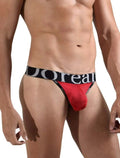 Sexy Pouch Thong - Red