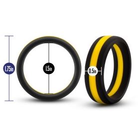 Silicone Go Pro C Ring - Black/Gold/Black