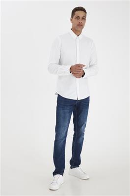 Slim Fit White Button Up