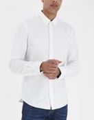 Slim Fit White Button Up