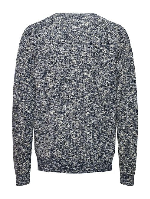 Slub Yarn Crew Neck Sweater