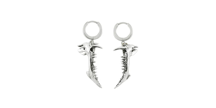 Snapper Earrings - Silver