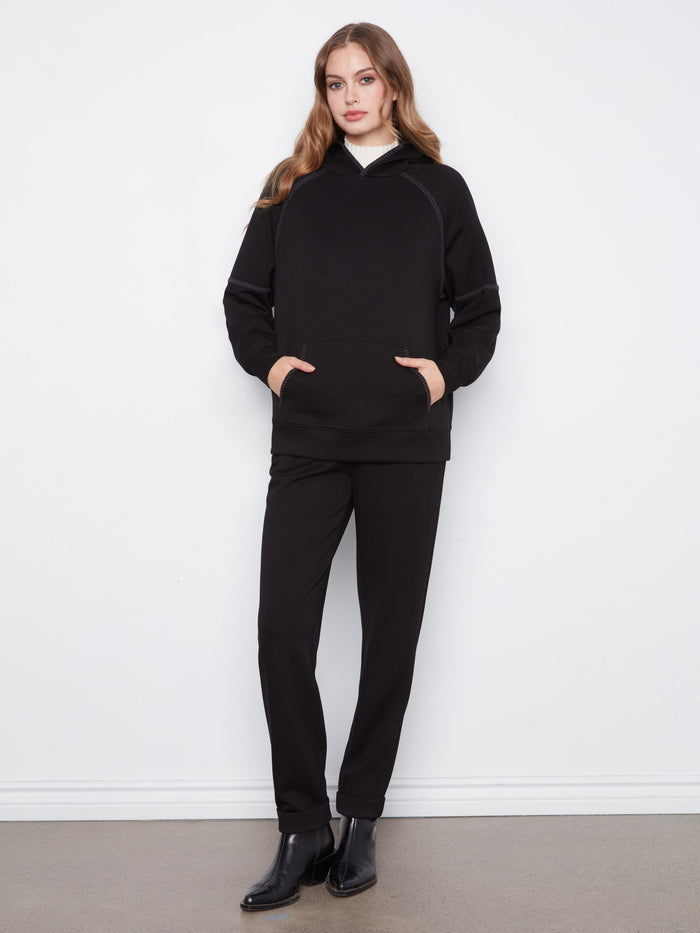With a regular rise, these pants ensure a comfortable fit that sits naturally on the waist by Charlie B.