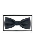 Solid Color Paisley Bow Tie