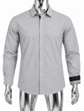 Solid Colour Dress Shirt - Grey Melange