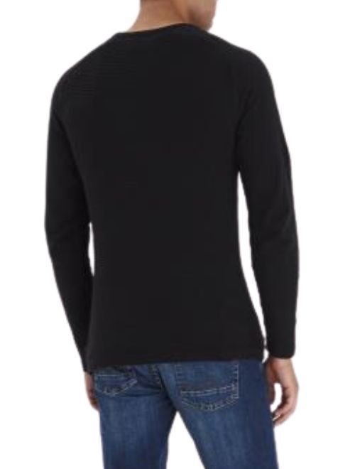 Solid Colour Light Weight Knit - Black