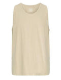 Solid Colour Tank Top - Beige