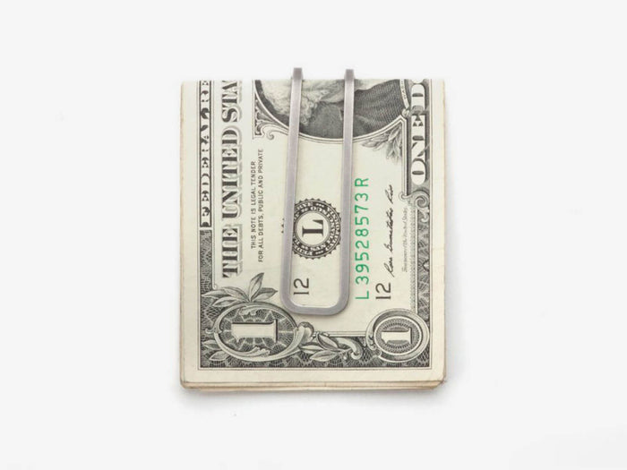 Station money clip - silver