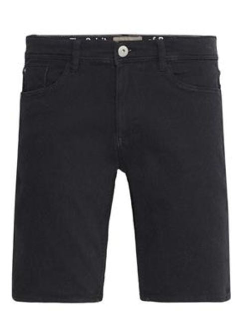 Stretch Denim Shorts - Black