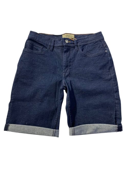 Stretch Denim Shorts - Dark Rinse