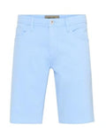 Stretch Denim Shorts - Powder Blue