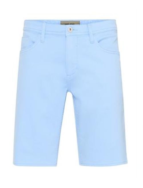 Stretch Denim Shorts - Powder Blue