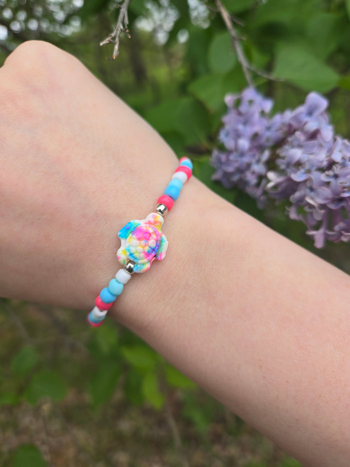 Sugar pop turtle bracelet