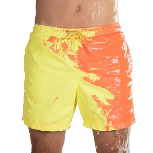 Summer Men Temperature Trunks Swimwear Swimsuit Quick