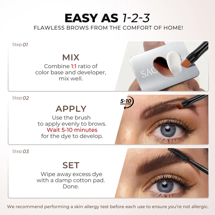 SACE LADY Sweat-Proof Eyebrow Tint Kit - product image 4