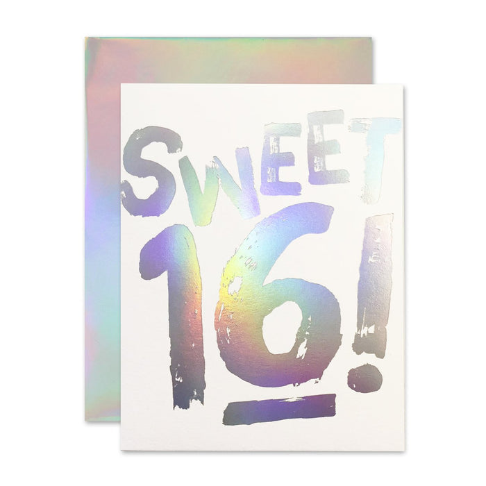 Sweet 16 Birthday Card