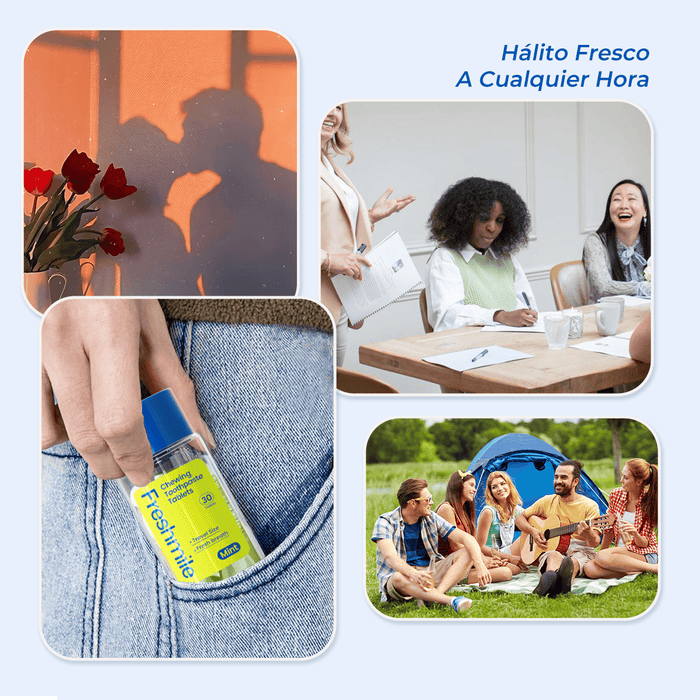 TABLETAS DE PASTA DENTAL MASTICABLES