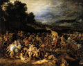 The Battle of the Amazons by Peter Paul Rubens Reproduction Oil Painting on Canvas