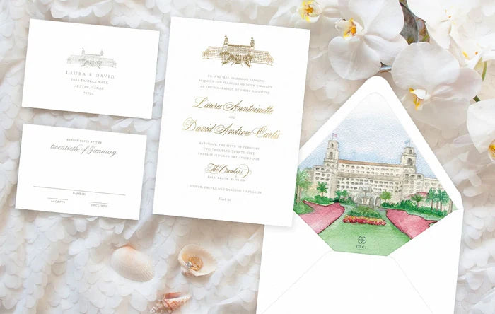 The Breakers Horizontal Reply Card