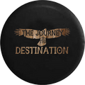 The Journey is the Destination Distressed Wood Eagle Soaring
