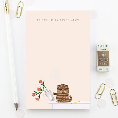 Things to do right Meow Notepad