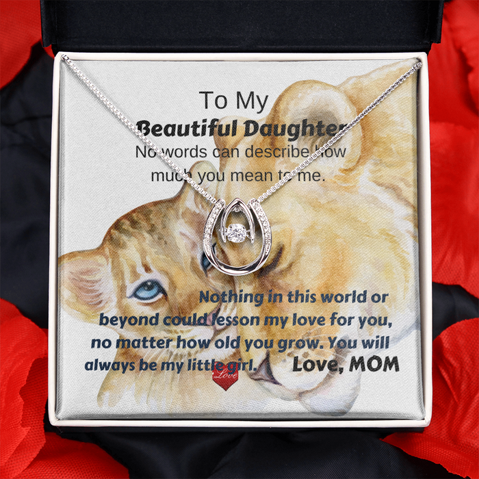 To My Beautiful Daughter - Lucky - Pendant Necklace