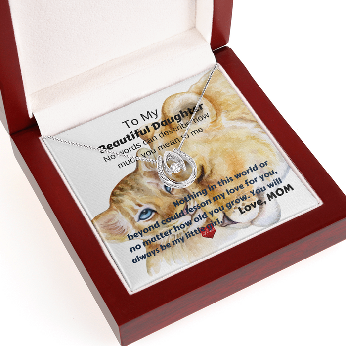 To My Beautiful Daughter - Lucky - Pendant Necklace