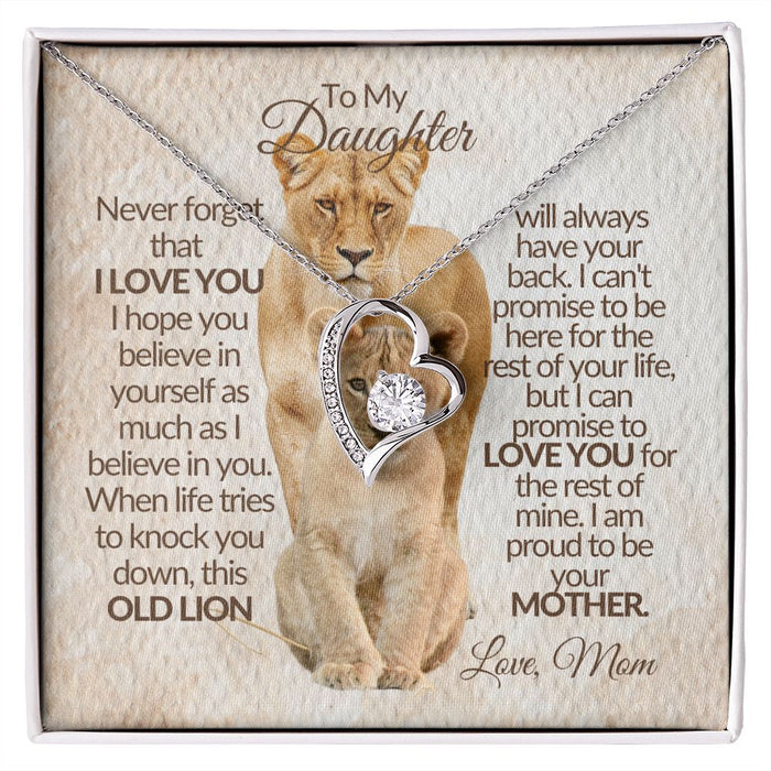 To My Daughter | This Old Lion Will Always Have Your Back-Forever Love Necklace❤️