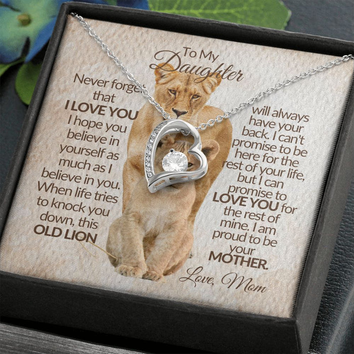 To My Daughter | This Old Lion Will Always Have Your Back-Forever Love Necklace❤️