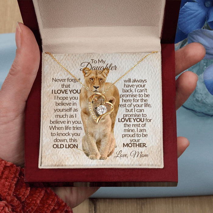 To My Daughter | This Old Lion Will Always Have Your Back-Forever Love Necklace❤️