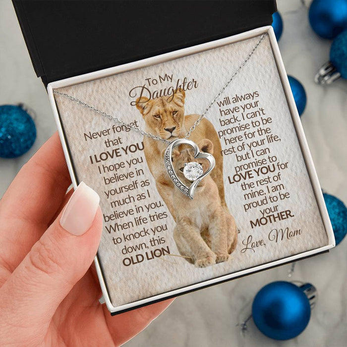 To My Daughter | This Old Lion Will Always Have Your Back-Forever Love Necklace❤️