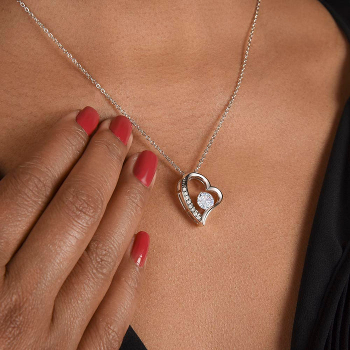 To My Lovely Daughter |  Never Feel That You Are Alone-Forever Love Necklace