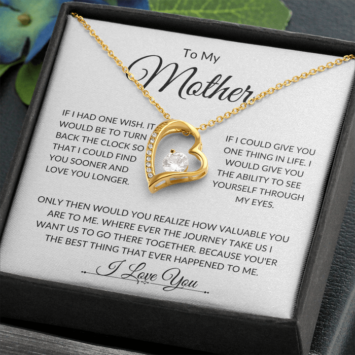 To My Mother - Forever Love Necklace L