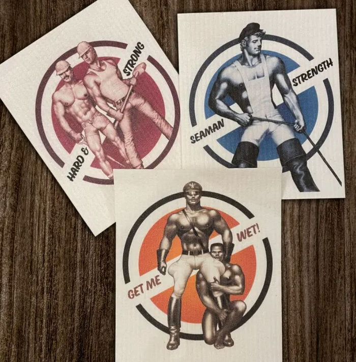 Tom of Finland Swedish Dish Cloths