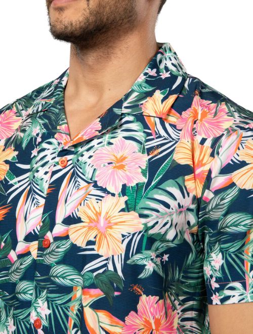 Tropical Print Cabana Shirt