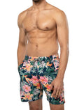 Tropical Print Swim Trunk