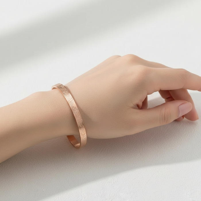 Verily With Hardship Comes Ease Cuff | Islamic Calligraphy Bracelet