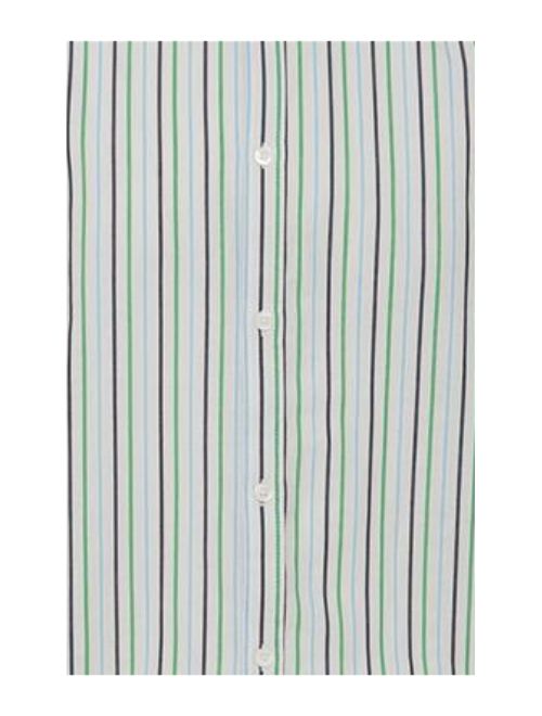 Vertical Stripe Cotton Short Sleeve