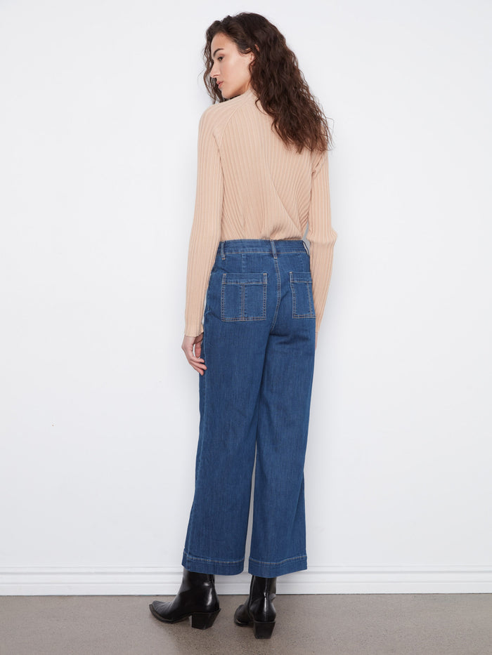 Designed with practicality in mind, these jeans have convenient patch pockets and an ankle-grazing length. By Charlie B.