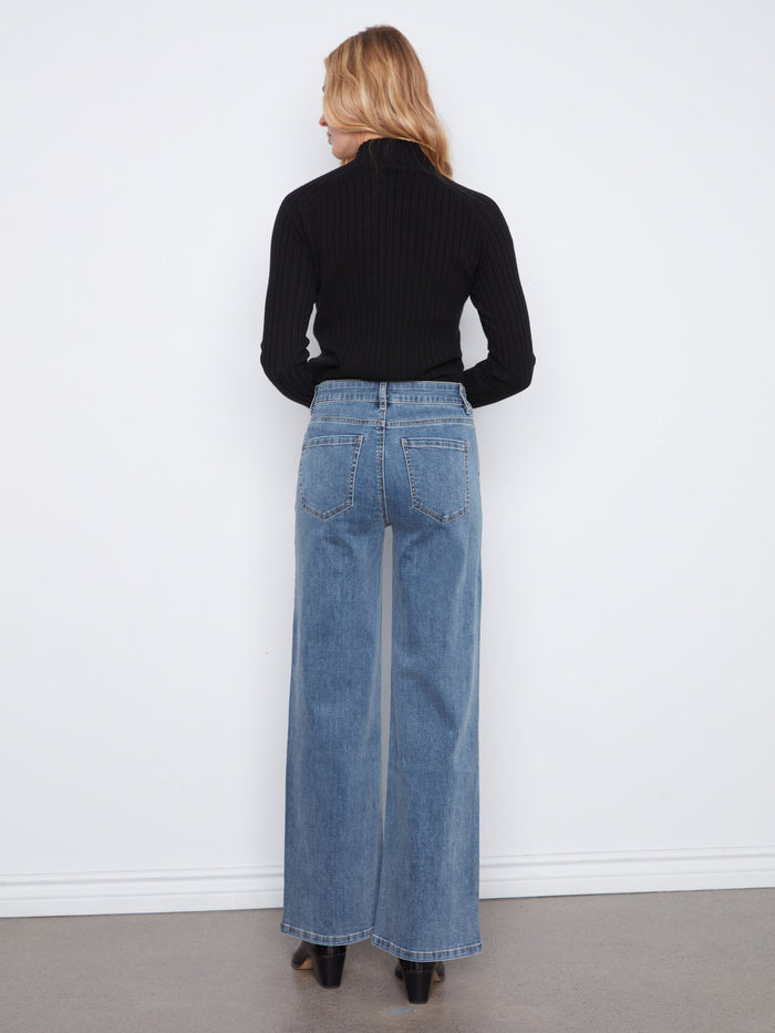 Crafted from stretch denim, these jeans provide comfort and flexibility for all-day wear. By Charlie B.