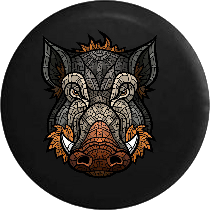 Wild Boar Feral Pig Mosaic