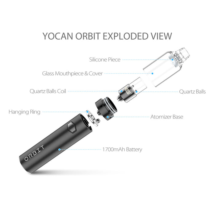 Yocan Orbit Wax Vaporizer Pen (1ct)
